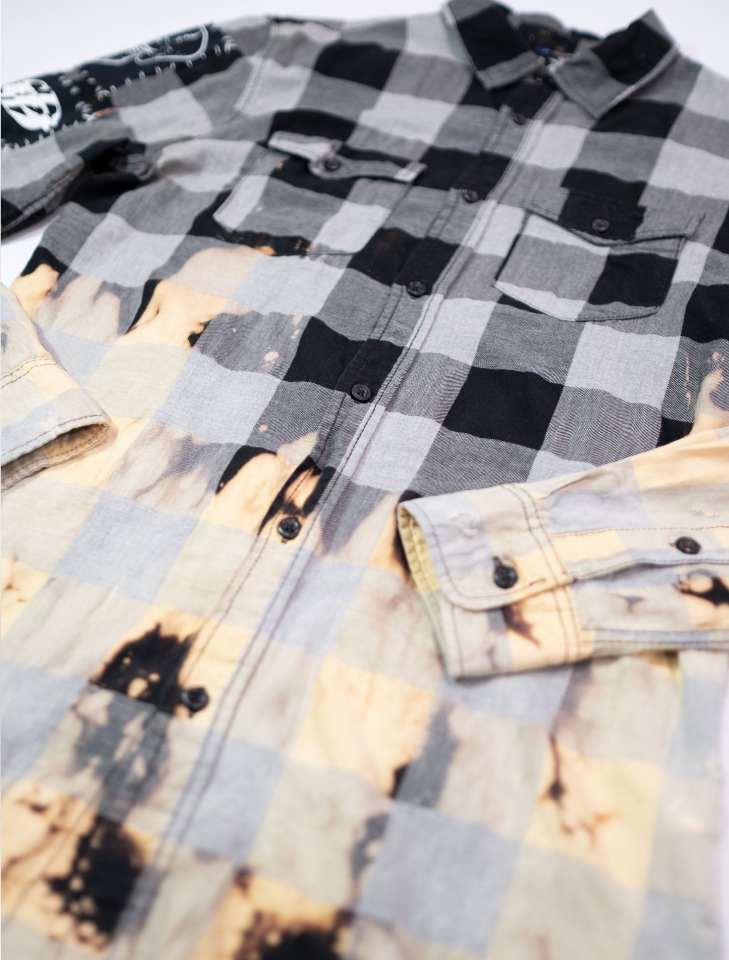 DISTRESSED PATCHWORK FLANNEL (1 OF 1)